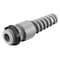 Hubbell Wiring Device-Kellems Cord Connectors, Straight Male, .20"- .27" (5.1-6.7), Nylon Miniature with Spiral, PK25 HJ1012GPK25 - alternate 2